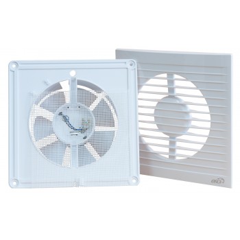 Осевой вентилятор ERA 6S с антимоскитной сеткой D150