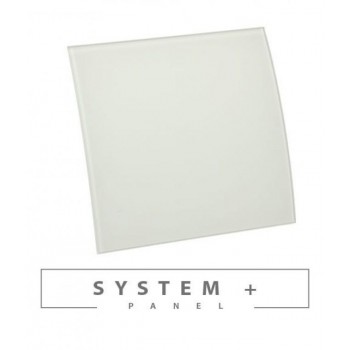 Панель для вентилятора Awenta System+ Escudo 100 белое матовое стекло