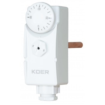 Термостат Koer KR.1350 механический погружной 0…+90*C