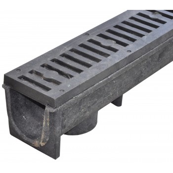 Ливневка с решеткой полимерпесчаная 1000мм.