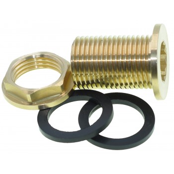 Врезка в бак Europroduct латунная с наружной резьбой 1/2 дюйма