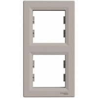 Рамка 2-постовая вертикальная Schneider Electric Asfora Бронза