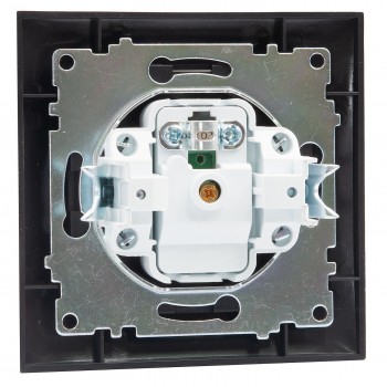 Розетка телевизионная Marshel Ideal черная