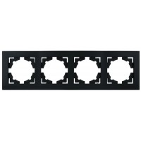 Рамка 4-постовая горизонтальная Marshel Ideal Черный