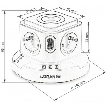 Сетевой фильтр LOGAN WS4-2 для телевизора