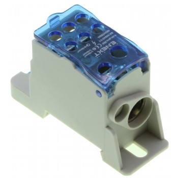 Блок распределительный на DIN-рейку E.NEXT e.sn.pro (вход 1х70мм², 1х16мм² выход 6х16мм²) 160А