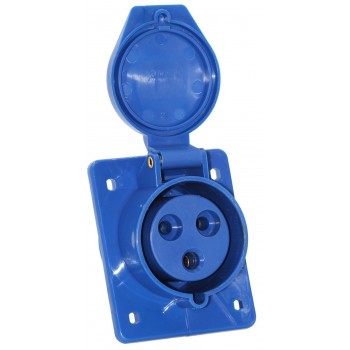 Встраиваемая силовая розетка E.NEXT e.socket.pro.3.32.wall, 3п., 220В, 32А (423)