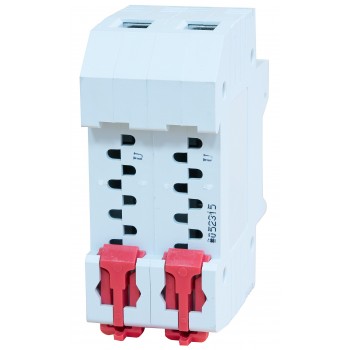 Держатель предохранителя на DIN-рейку E.NEXT e.fuse.1038.h2, под предохранитель 10х38, 2р, 32А