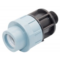 Муфта соединительная для ПЭ труб с наружной резьбой Santan МРН 20*1/2"