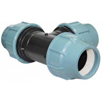 Тройник равный для ПЭ труб Santan ТЗ 90*90*90