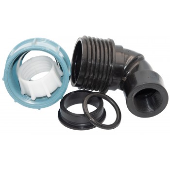 Колено зажимное 90° для ПЭ труб Santan КВР d32мм с внутренней резьбой 3/4"