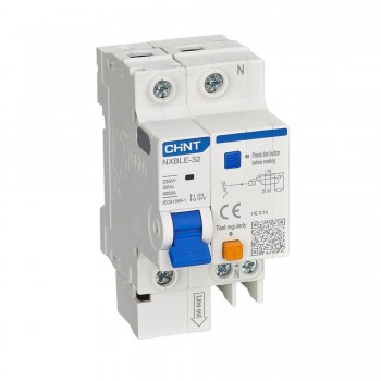 Дифференциальный автомат Chint NXBLE-32 6kA 1P+N 0.03A C16A