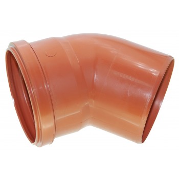 Колено наружной канализации ROZMA D110мм х45°