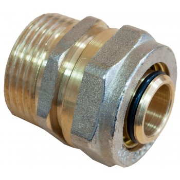 Муфта обжимная с наружной резьбой Raftec 20x3/4" MN-2002