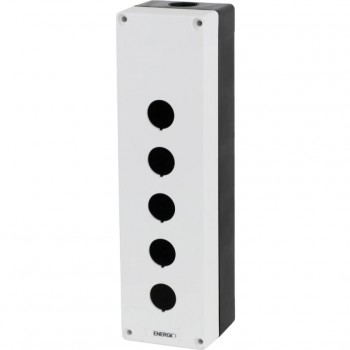 Корпус поста кнопочного Energio 5 мест IP40 белый