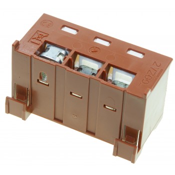 Блок фазных клемм Hager 3x16мм²+11x4мм² ширина 60мм