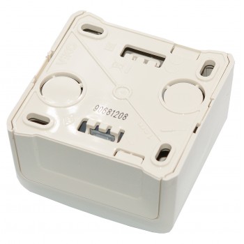 Розетка накладная одноместная c заземлением Viko Vera крем