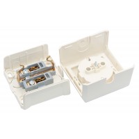 Розетка накладная одноместная c заземлением Viko Vera крем