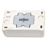 Розетка накладная двойная c заземлением Viko Vera крем