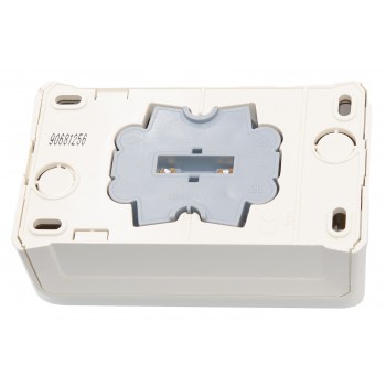 Розетка накладная двойная c заземлением Viko Vera крем