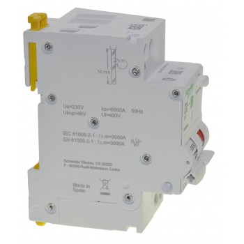 Дифференциальный автомат Schneider Resi9 6kA 1P+N 40A C 30mA А