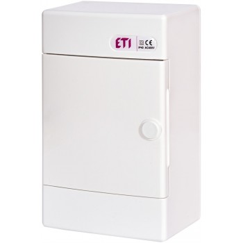 Распределительный накладной щиток ETI ECT 4PO IP40 под 4 модуля