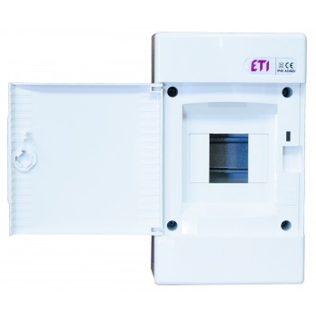 Распределительный накладной щиток ETI ECT 4PO IP40 под 4 модуля