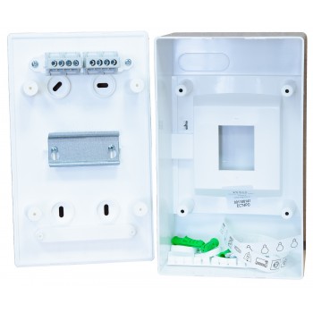 Распределительный навесной щиток ETI ECT-4 PO IP40, 4 модуля