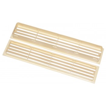 Дверная решетка Домовент ДВ 430/2 бежевая
