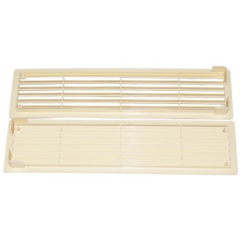 Дверная решетка Домовент ДВ 440/2 бежевая