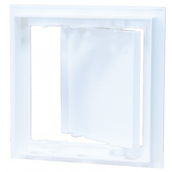 Дверцы ревизионные Домовент Л 150*150 нажимные белые