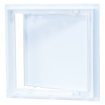 Дверцы ревизионные Домовент Л 200*200 нажимные белые