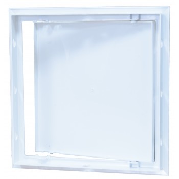 Дверцы ревизионные Домовент Л 250*250 нажимные белые