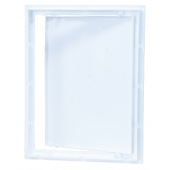 Дверцы ревизионные Домовент Л 250*330 нажимные белые