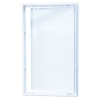 Дверцы ревизионные Домовент Л 400*600 нажимные белые