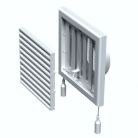 Вентиляционная решетка с жалюзями Вентс МВ 100 Рс