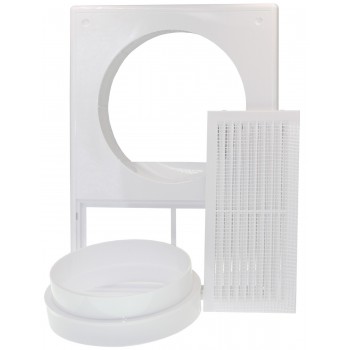 Площадка торцевая с решеткой Вентс МВ 120 КВс 182*252 фланец d120