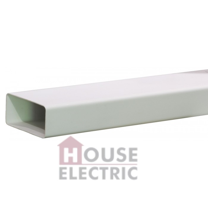 Пластиковый воздуховод плоский Вентс 90*220 - 2 м