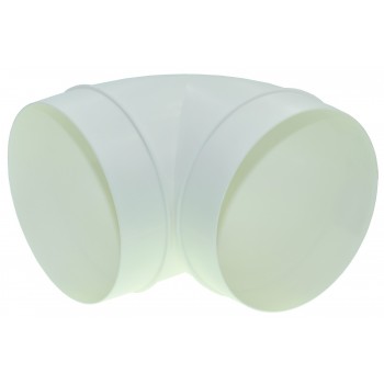 Колено для круглых воздуховодов Вентс d125 90°