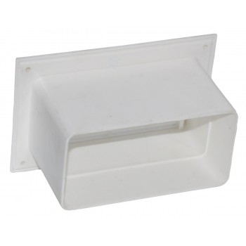 Вентиляционная решетка торцевая Вентс 55*110 (88*137) белая