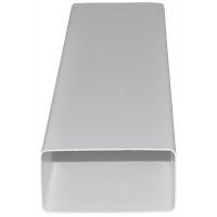 Пластиковый воздуховод плоский VENTIKA 55х110 - 0,5 м.