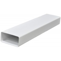 Пластиковый воздуховод плоский VENTIKA 55х110 - 0,5 м.