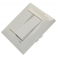 Выключатель двухклавишный Viko Meridian Крем