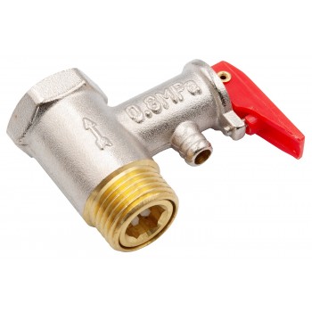 Предохранительный клапан Koer KR.1040 - 1/2” 8BAR. для бойлера (с ручкой)
