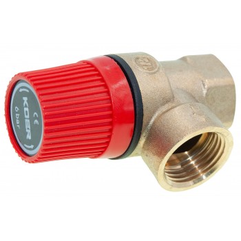 Предохранительный клапан KOER KR.1260 - 1/2'' 6 BAR