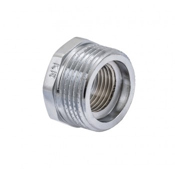 Футорка латунная хромированная 1/2"x3/8" KOER KF.F0406.CHR