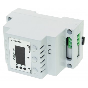 Реле напряжения и контроля фаз Rubezh РКН3Ф-16 3-х фазное 16А