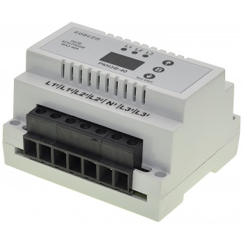 Реле напряжения и контроля фаз Rubezh РКН3Ф-40 3-х фазное 40А