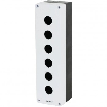 Корпус поста кнопочного Energio 6 мест IP40 белый