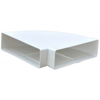 Колено горизонтальное для прямоугольных воздуховодов VENTIKA 204*60 90°